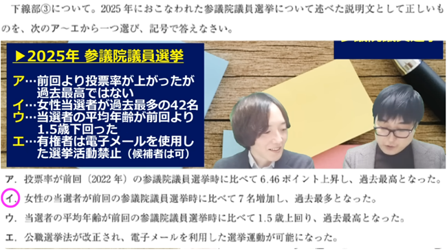 2025年参議院議員選挙