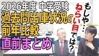 【中学受験】2026年度入試「中学過去問出庫状況の前年比較（直前まとめ）」※2025年12月時点